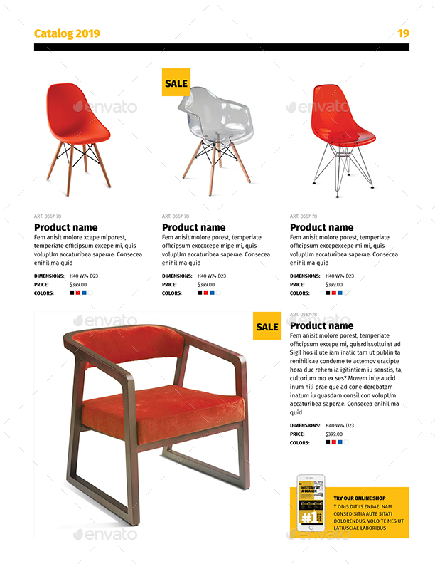 Catalog 40 Pages, Print Templates GraphicRiver